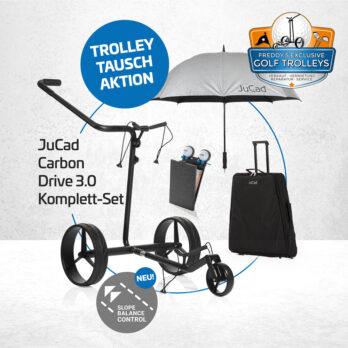 Freddy's exclusiver Golftrolley Shop ★ Hochwertige Premium Marken 24 JuStar Eintausch Inzahlungnahme