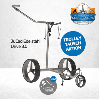 Freddy's exclusiver Golftrolley Shop ★ Hochwertige Premium Marken 28 JuCad Eintausch Inzahlungnahme