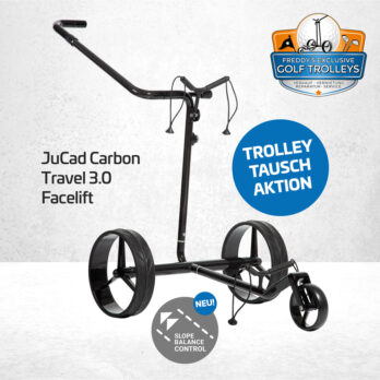 Freddy's exclusiver Golftrolley Shop ★ Hochwertige Premium Marken 26 JuStar Eintausch Inzahlungnahme