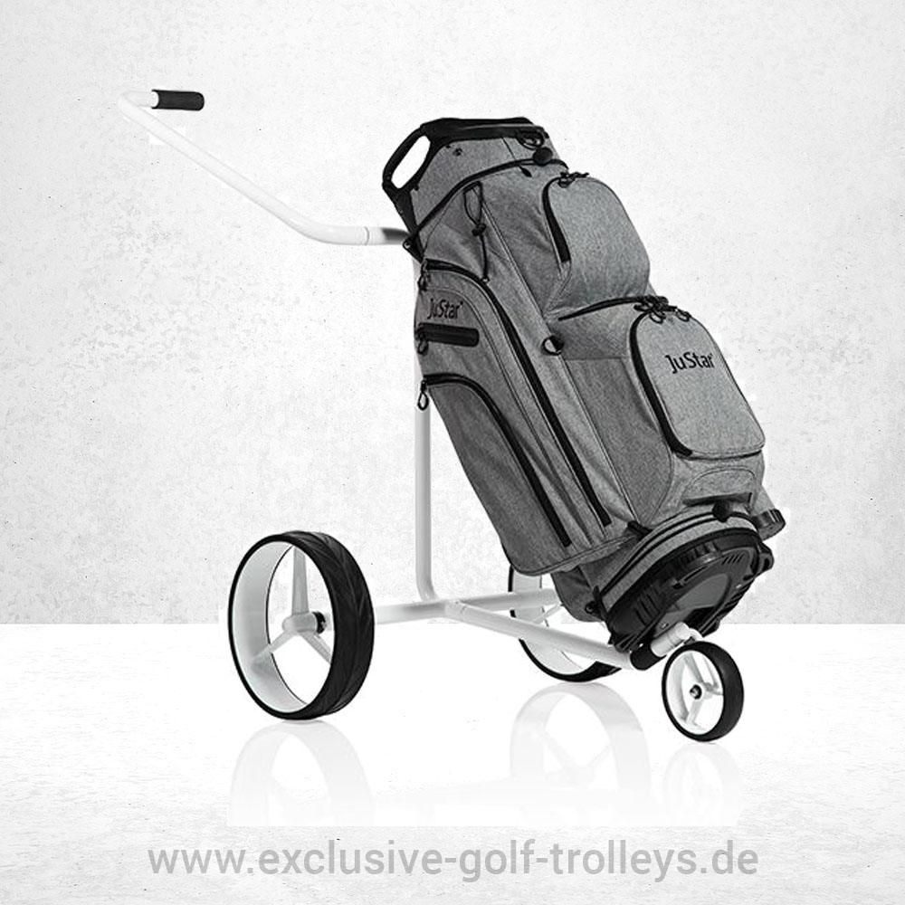 JuStar White Series 1.0 Golftrolley 3 JuStar White manuell 3-Rad, JuStar White, JuStar 3-Rad,