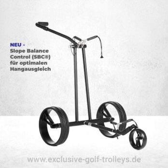 Freddy's exclusiver Golftrolley Shop ★ Hochwertige Premium Marken 16 JuCad Phantom Titan Black on Black 3.0