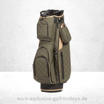 JuCad Bag First Class Dunkelgrün Beige