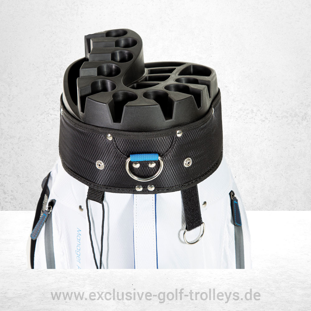 JuCad Bag Manager Waterstop Weiß Blau 2 JuCad Bag Manager Waterstop, Weiß Blau Grau, Top,