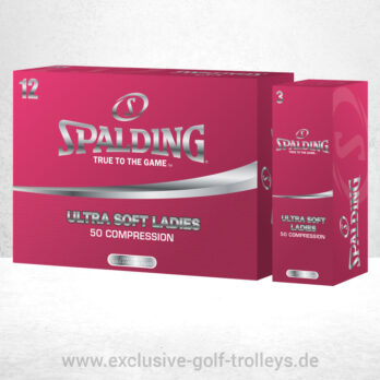 Spalding Ultra Soft Golfbälle, white