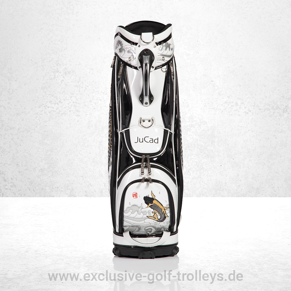 JuCad Golfbag Luxury Japan 5 JuCad Golfbag Luxury Koy Golftasche Luxury Limited Edition bestickt Luxusgolfbag