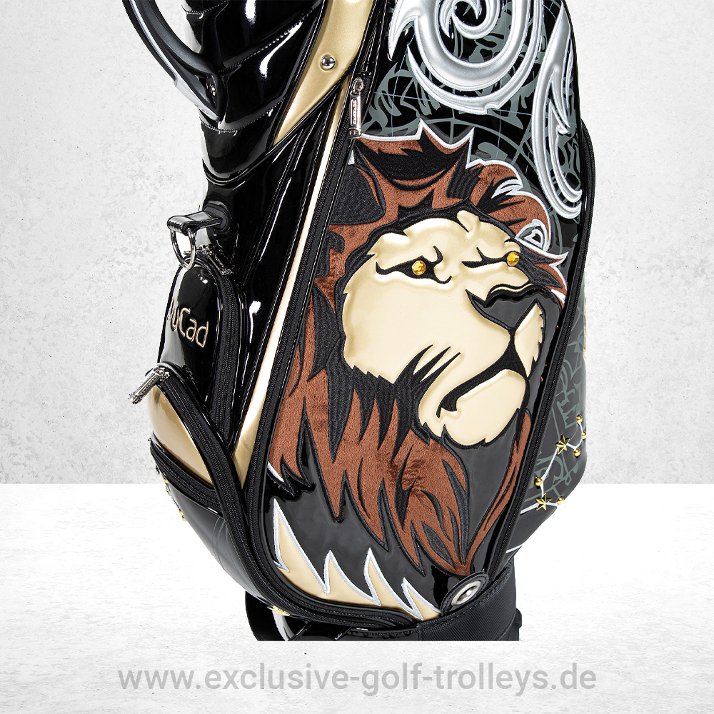 JuCad Golfbag Luxury Lion 8 JuCad Golfbag Luxury Lion Golftasche Luxury Limited Edition bestickt Luxusgolfbag