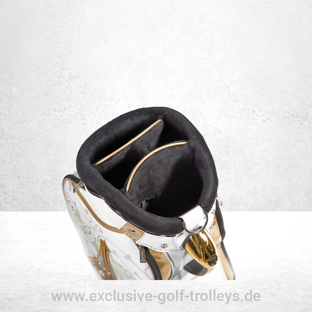 JuCad Golfbag Luxury Paris 7 JuCad Golfbag Luxury Golftasche Luxury Limited Edition bestickt Luxusgolfbag Paris