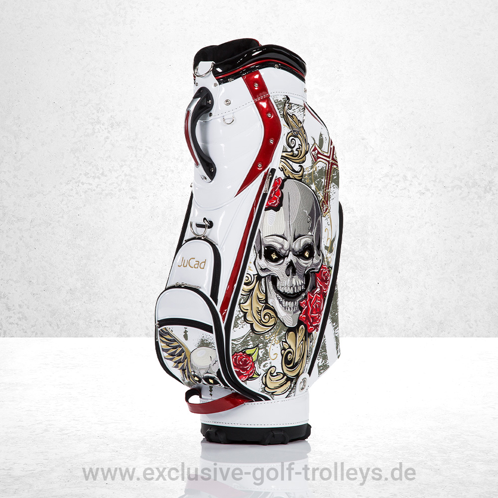 JuCad Golfbag Luxury Schwarz 6 JuCad Golfbag Luxury Golftasche Luxury Limited Edition bestickt Luxusgolfbag