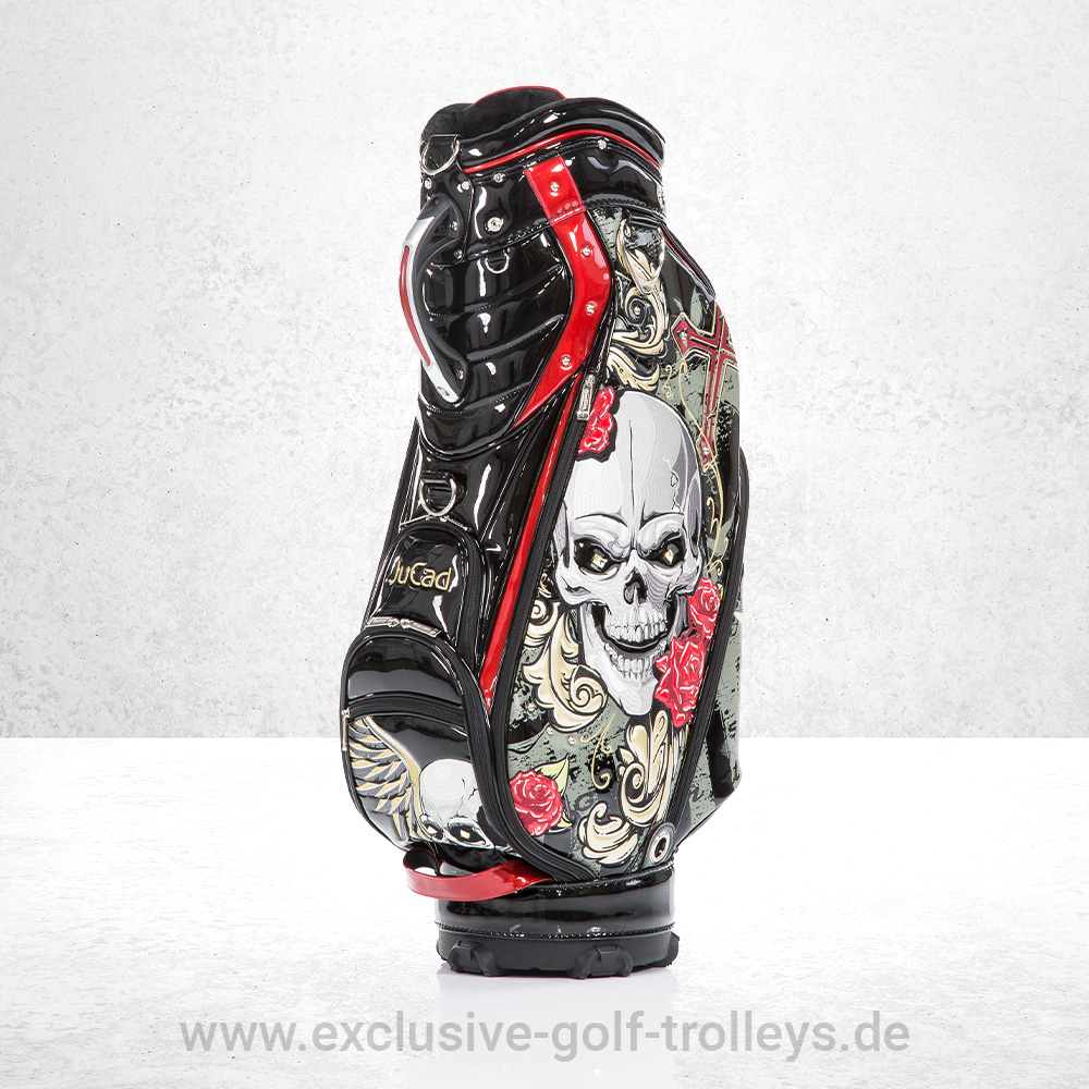 JuCad Golfbag Luxury Schwarz 1 JuCad Golfbag Luxury Golftasche Luxury Limited Edition bestickt Luxusgolfbag