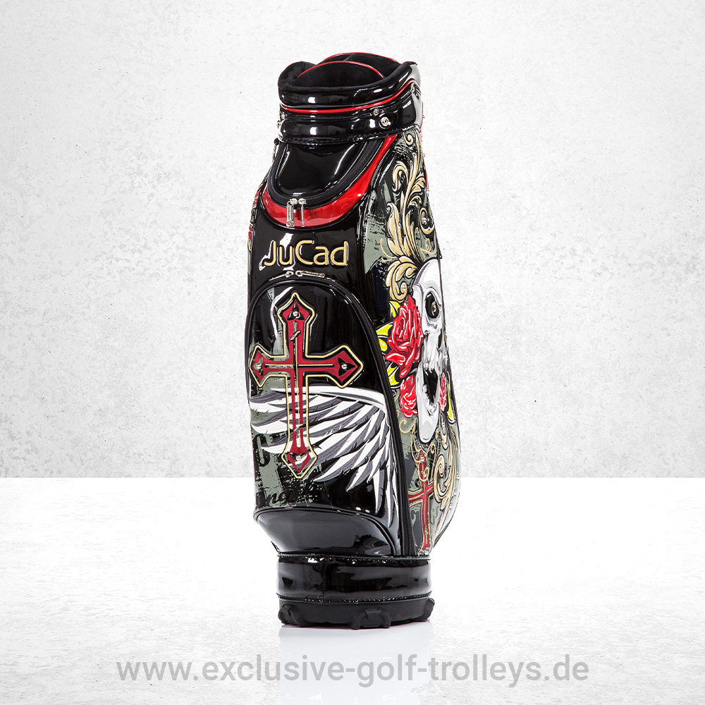 JuCad Golfbag Luxury Schwarz 5 JuCad Golfbag Luxury Golftasche Luxury Limited Edition bestickt Luxusgolfbag