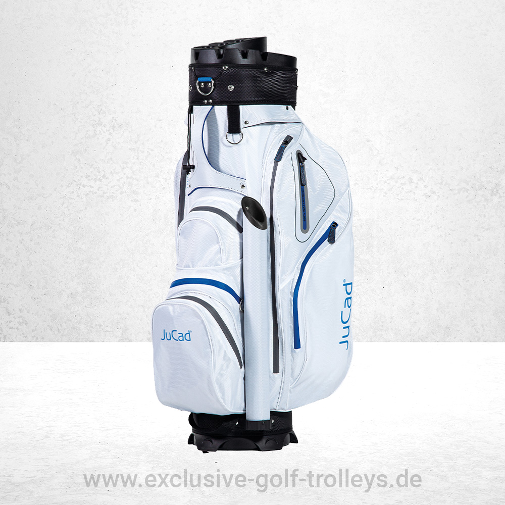 JuCad Golfbag Manager Aquata Weiß-Blau 1 Golfbag JuCad Manager Aquata Blau Schwarz Weiß