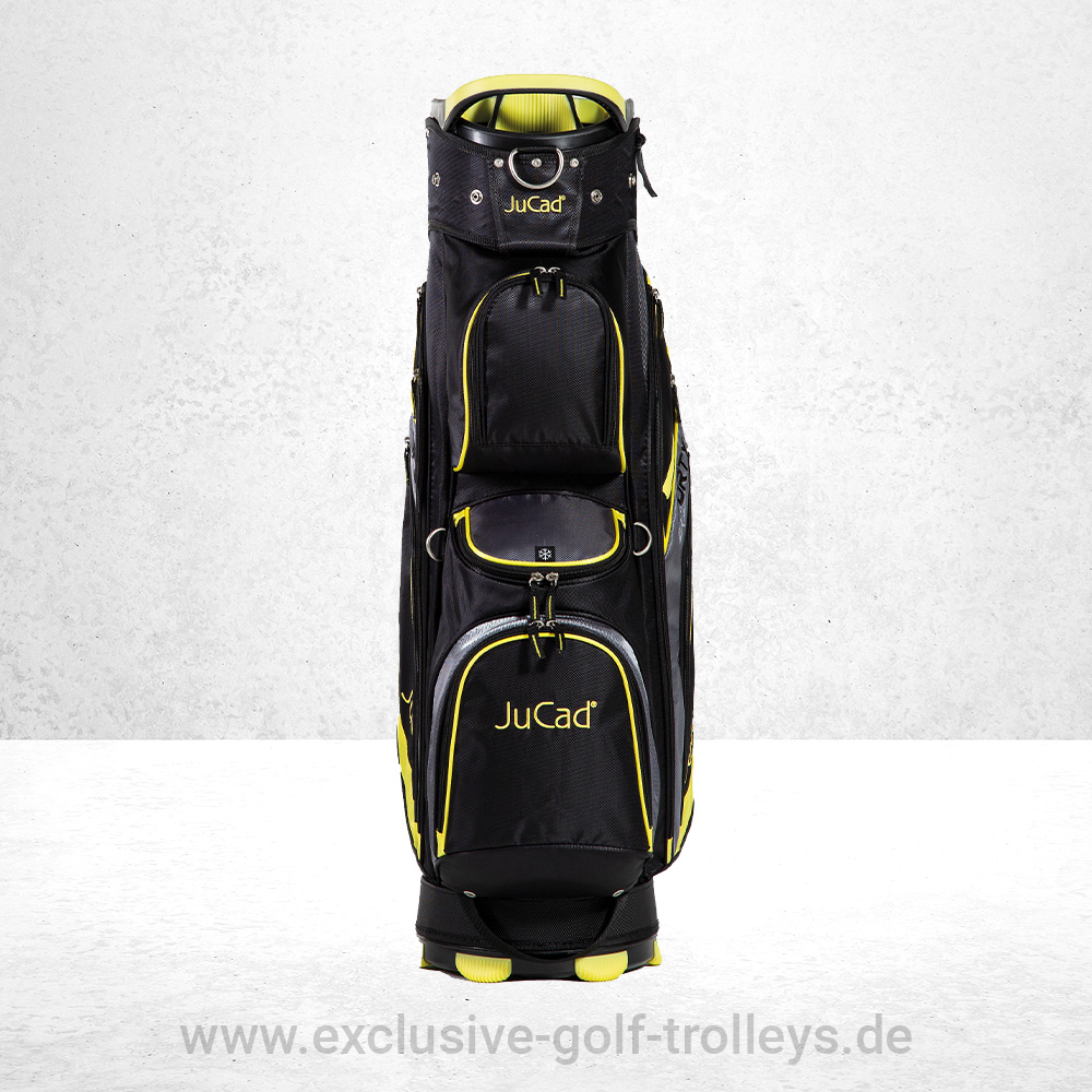 JuCad Golfbag Sporty Schwarz-Gelb Klicksystem 2 Golfbag JuCad Sporty