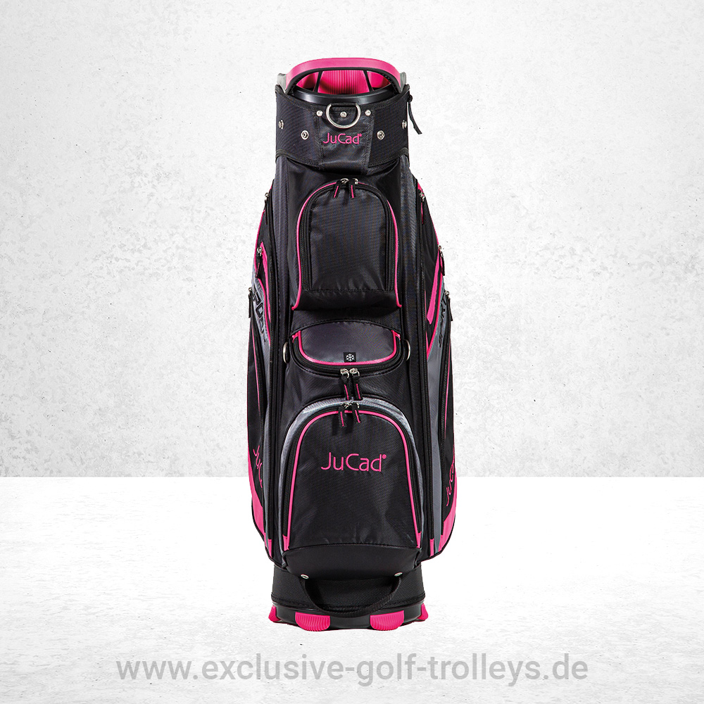 JuCad Golfbag Sporty Schwarz-Pink 2 Golfbag JuCad Sporty