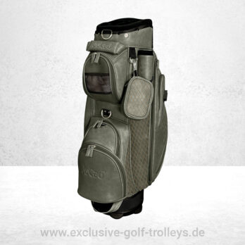 JuCad Golfbag Style Dunkelgrün Lederoptik