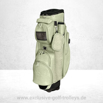 JuCad Golfbag Style Hellgrün Lederoptik