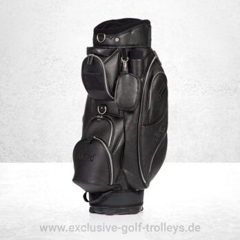 JuCad Golfbag Style Schwarz Lederoptik