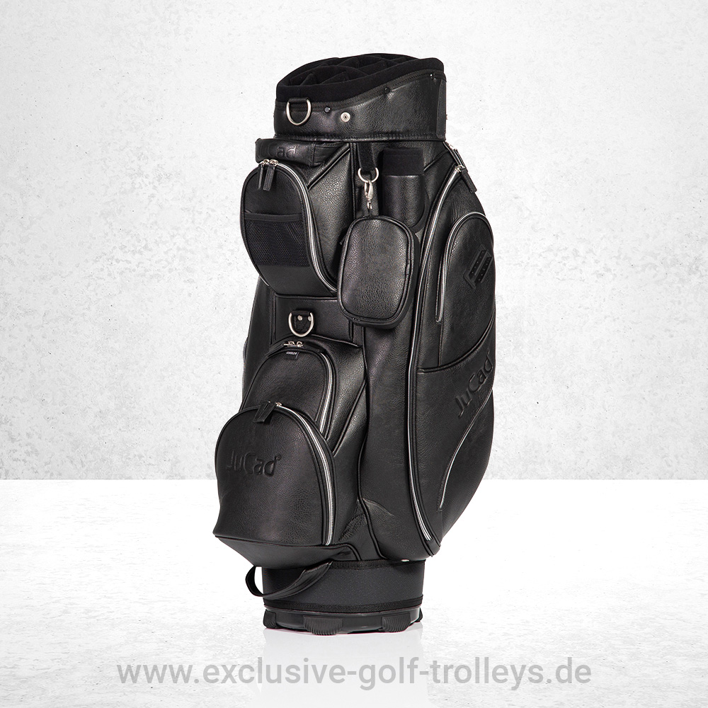 Golfbag JuCad Cartbag Style Dunkelbraun Lederoptik 6 Golfbag JuCad Style