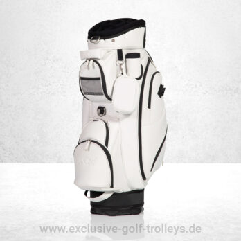 JuCad Golfbag Style Weiß Lederoptik