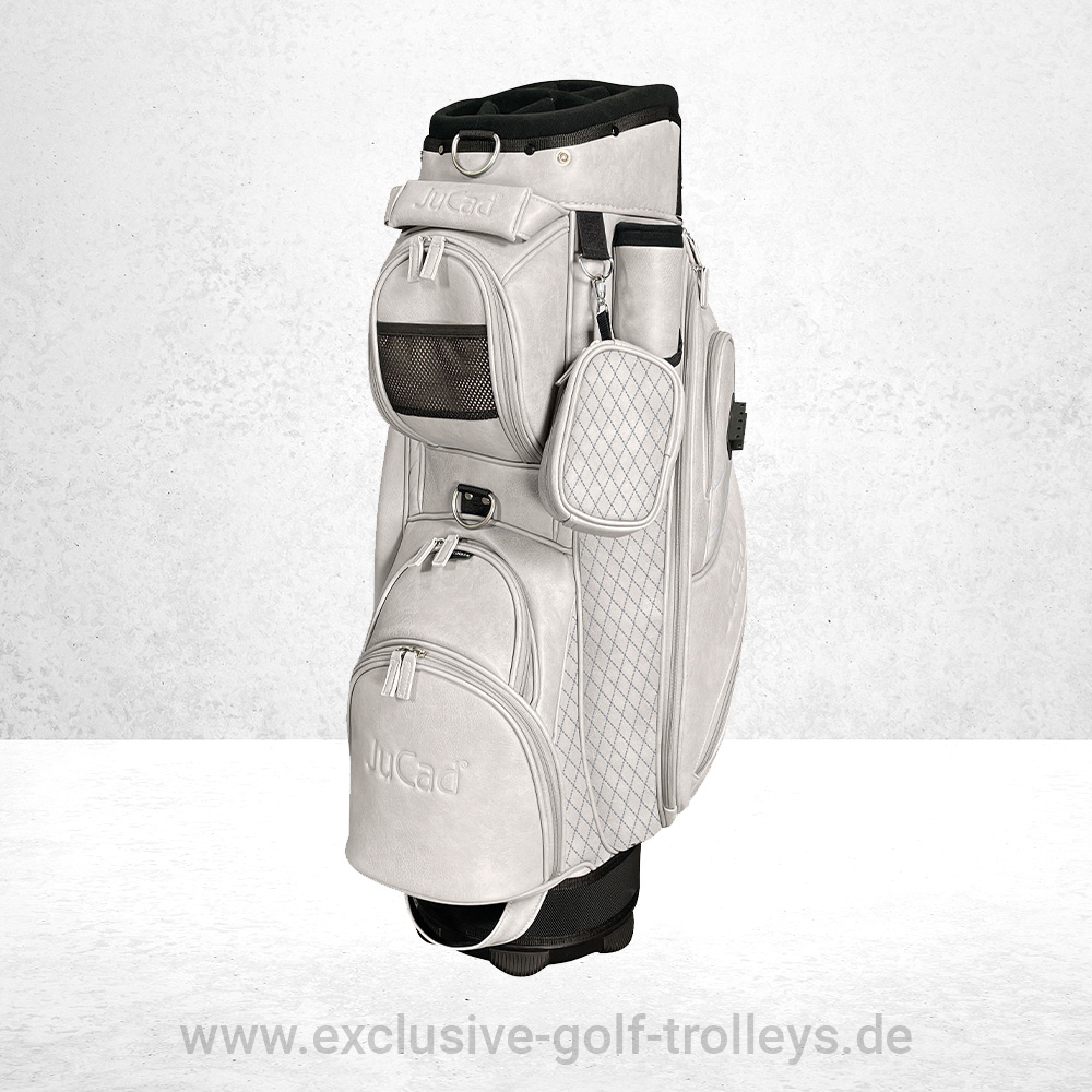Golfbag JuCad Cartbag Style Dunkelbraun Lederoptik 10 Golfbag JuCad Style