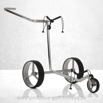 JuCad Carbon 3-Rad Silber-Schwarz manuell mit Tasche