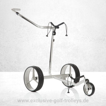 JuCad Carbon Travel 2.0 Silber Schwarz Golftrolley