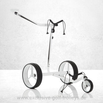JuCad Carbon Travel 2.0 Weiß Schwarz Golftrolley