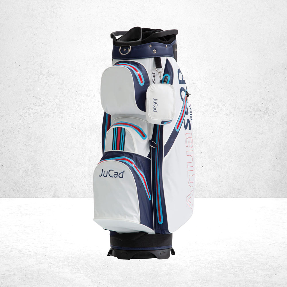 JuCad Golfbag Aquastop PLUS Schwarz Grün 12 JuCad Golfbag Aquastop Schwarz Weiß Blau Rot, Wasserdicht