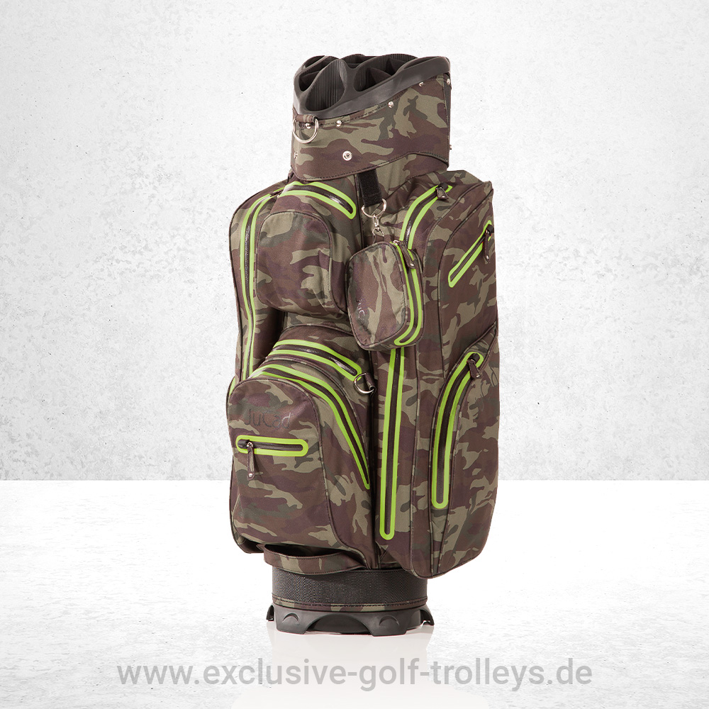 JuCad Golfbag Aquastop Schwarz Gold 12 Golfbag JuCad Aquastop