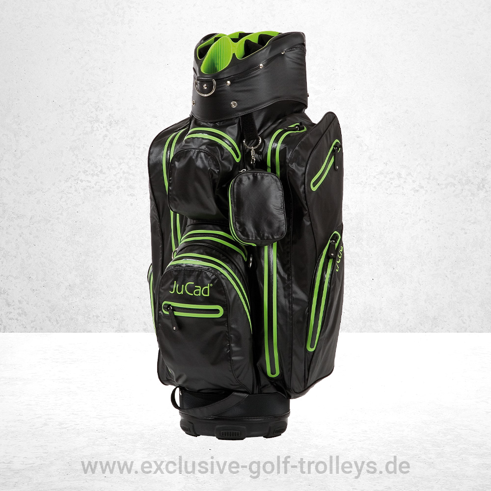 JuCad Golfbag Aquastop Schwarz Gold 4 Golfbag JuCad Aquastop