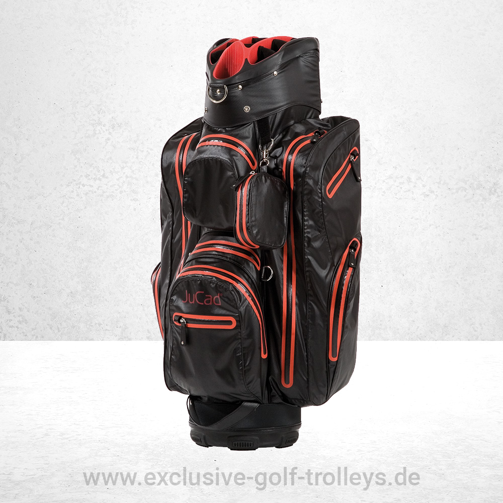 JuCad Golfbag Aquastop Schwarz Gold 5 Golfbag JuCad Aquastop