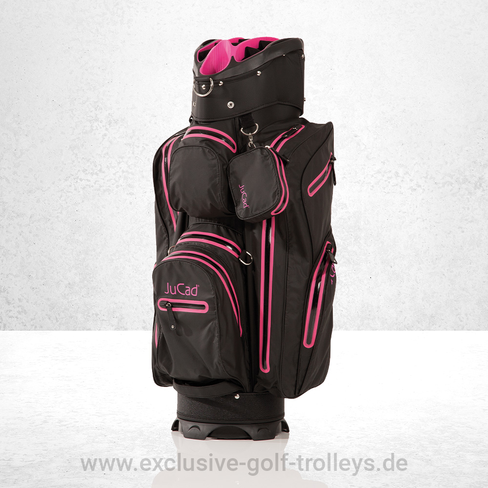 JuCad Golfbag Aquastop Schwarz Gold 6 Golfbag JuCad Aquastop