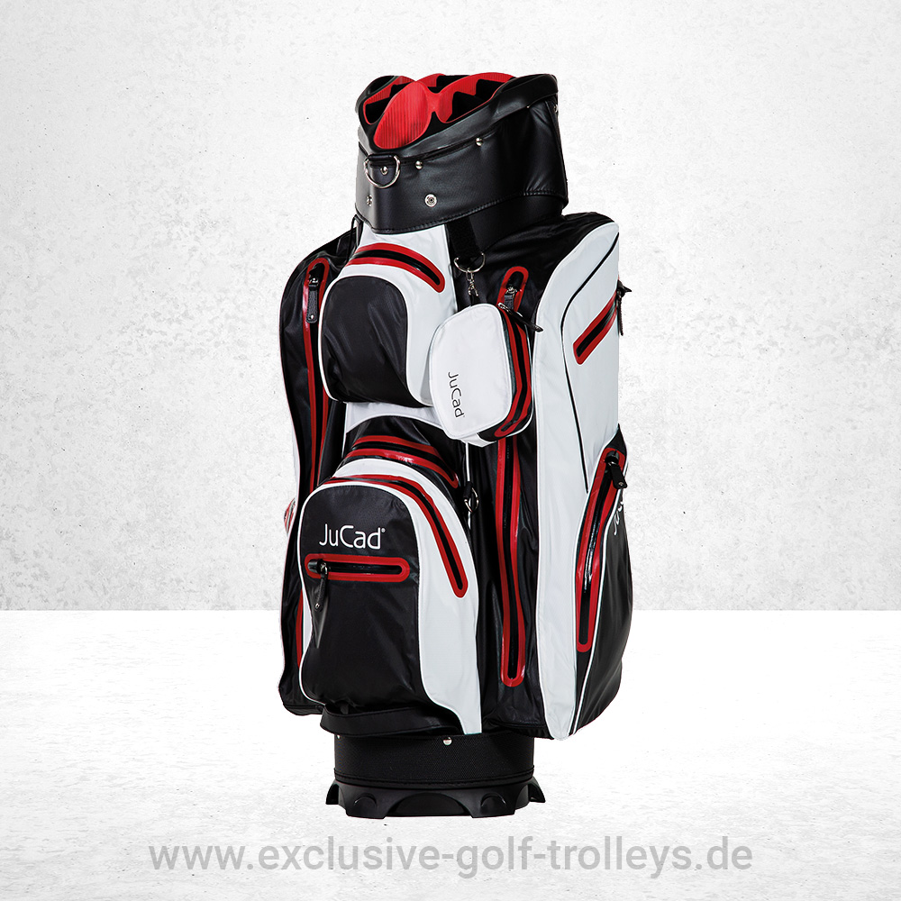 JuCad Golfbag Aquastop Schwarz Gold 7 Golfbag JuCad Aquastop