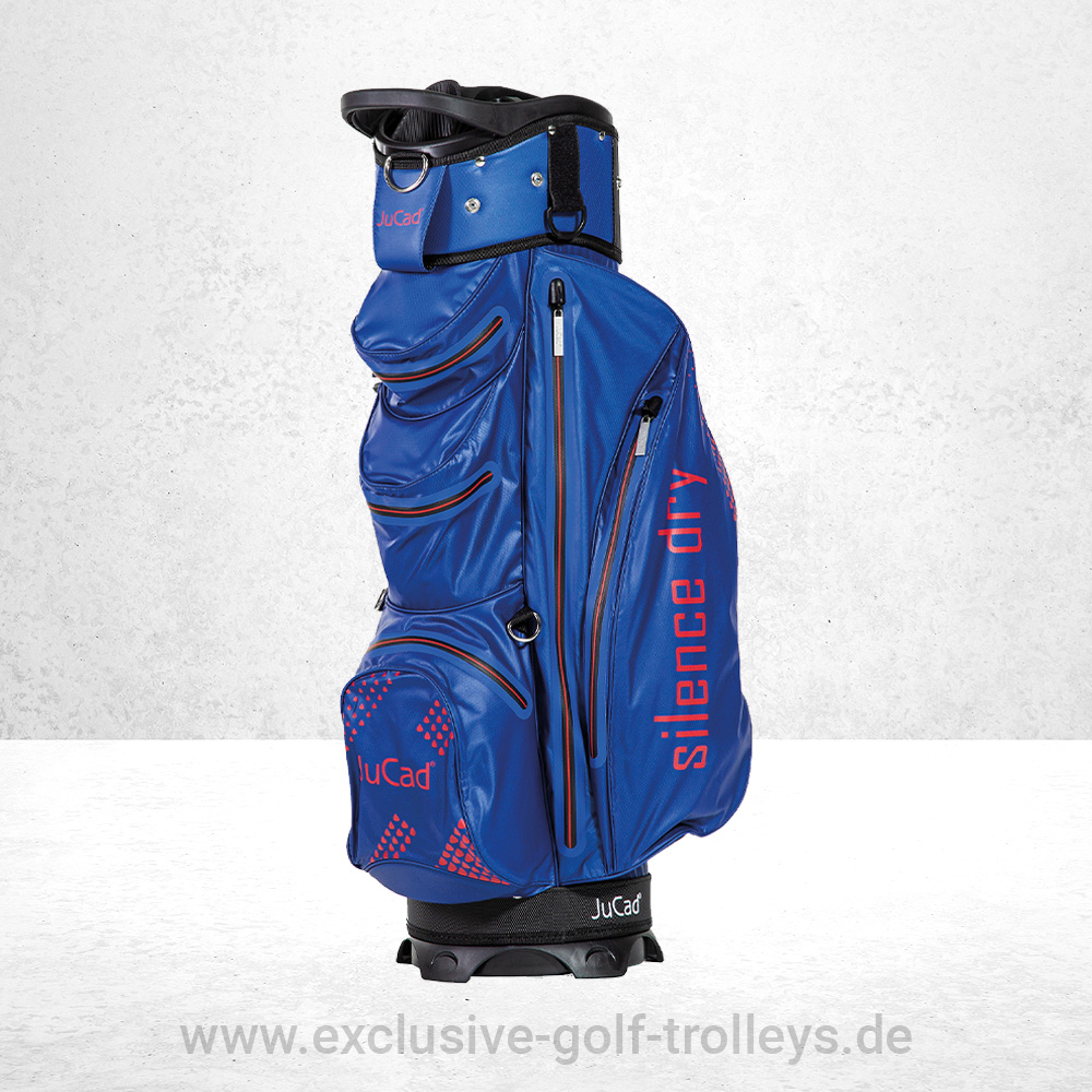 JuCad Golfbag Silence Dry Schwarz-Rot 7 Golfbag JuCad Silence Dry
