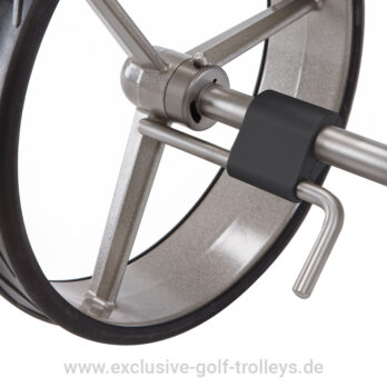 JuCad Bremse manuell Titan Edelstahl Golftrolleys