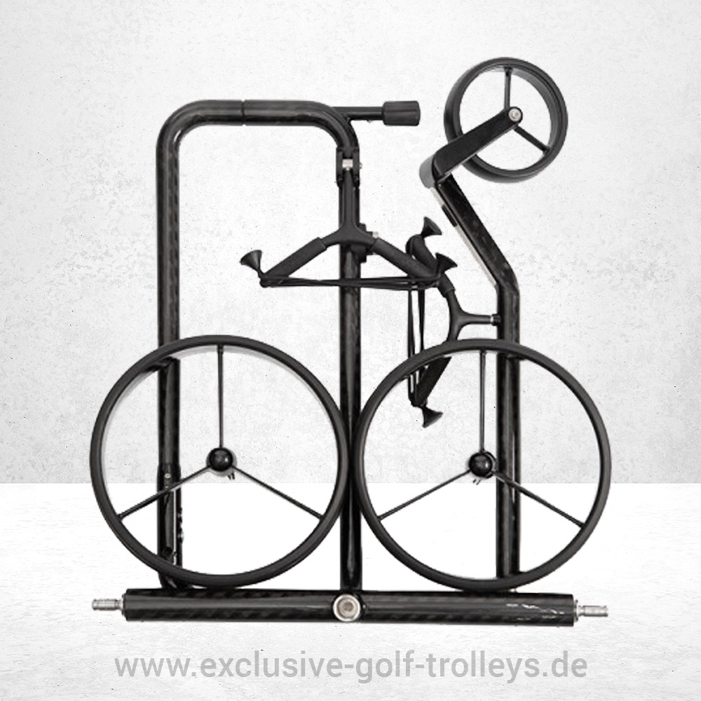 JuCad Carbon Drive 1.0 2 JuCad Carbon Drive 2.0 Schwarz Caddy Trolley Elektrotrolley Elektrocaddy Golfcaddy