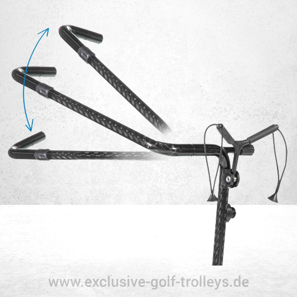 JuCad Carbon Drive 1.0 3 JuCad Carbon Drive 2.0 Schwarz Caddy Trolley Elektrotrolley Elektrocaddy Golfcaddy