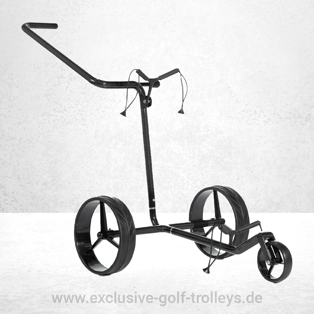 JuCad Carbon Shine 3-Rad Golftrolley 1 JuCad Carbon Travel Shine, Golftrolley, Golfcaddy, JuCad Golfwagen manuell, 3-Rad Golftrolley, Modell Travel manuell,
