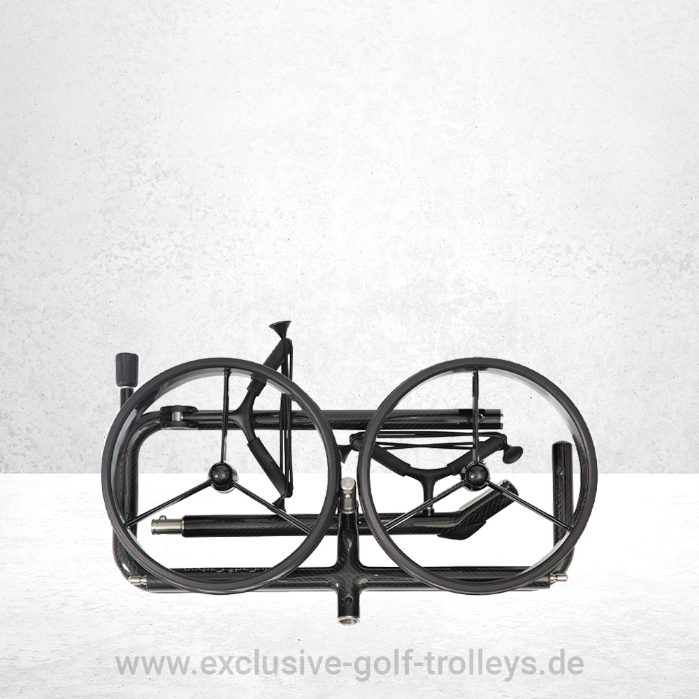 JuCad Carbon Shine 2-Rad Golftrolley 3 JuCad Carbon Travel Shine, Golftrolley, Golfcaddy, JuCad Golfwagen manuell, 2-Rad Golftrolley, Modell Travel manuell,