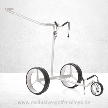 Freddy's exclusiver Golftrolley Shop ★ Hochwertige Premium Marken 20 JuCad Drive SL Titan Classic 2.0 Golftrolley Refurbished