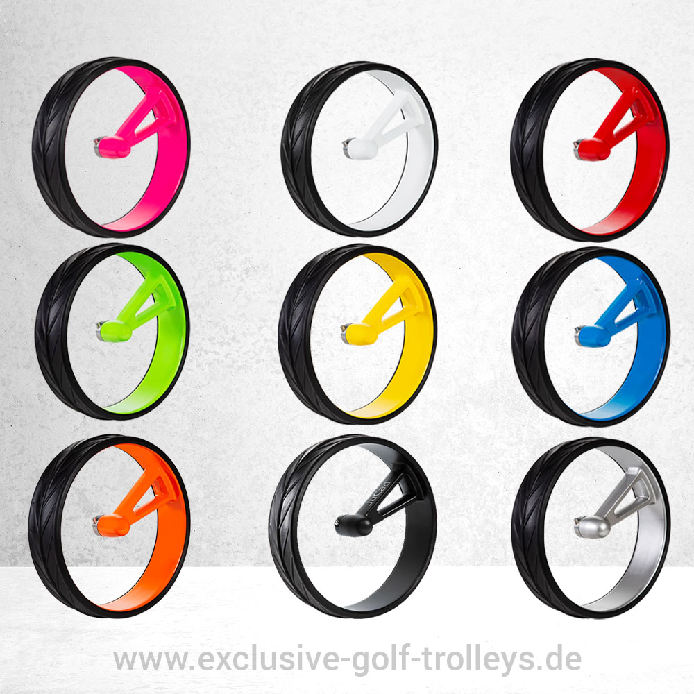 JuCad Felgen Phantom Komplettsatz mit Reifen 1 JuCad Phantom 1-Speichen Felgen mit Reifen Schwarz