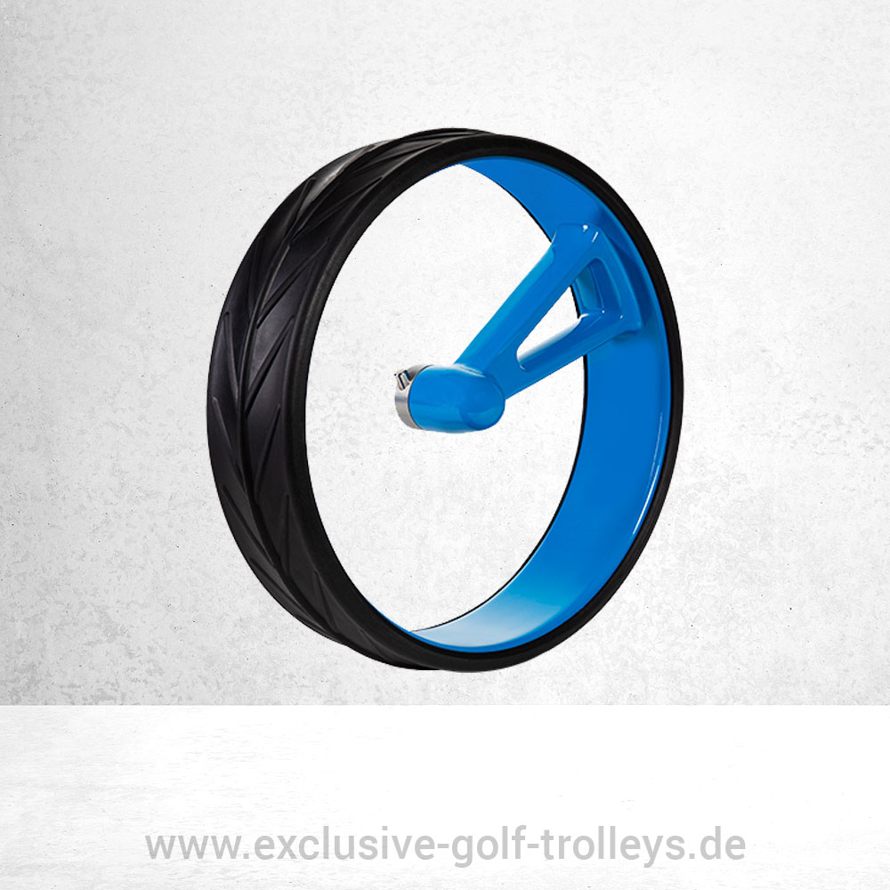 JuCad Felgen Phantom Komplettsatz mit Reifen 5 JuCad Phantom 1-Speichen Felgen Blau mit Reifen Schwarz