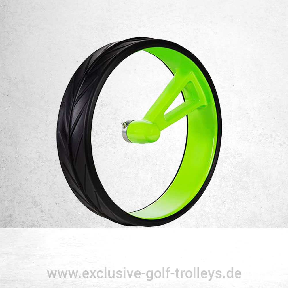 JuCad Felgen Phantom Komplettsatz mit Reifen 11 JuCad Phantom 1-Speichen Felgen Grün mit Reifen Schwarz
