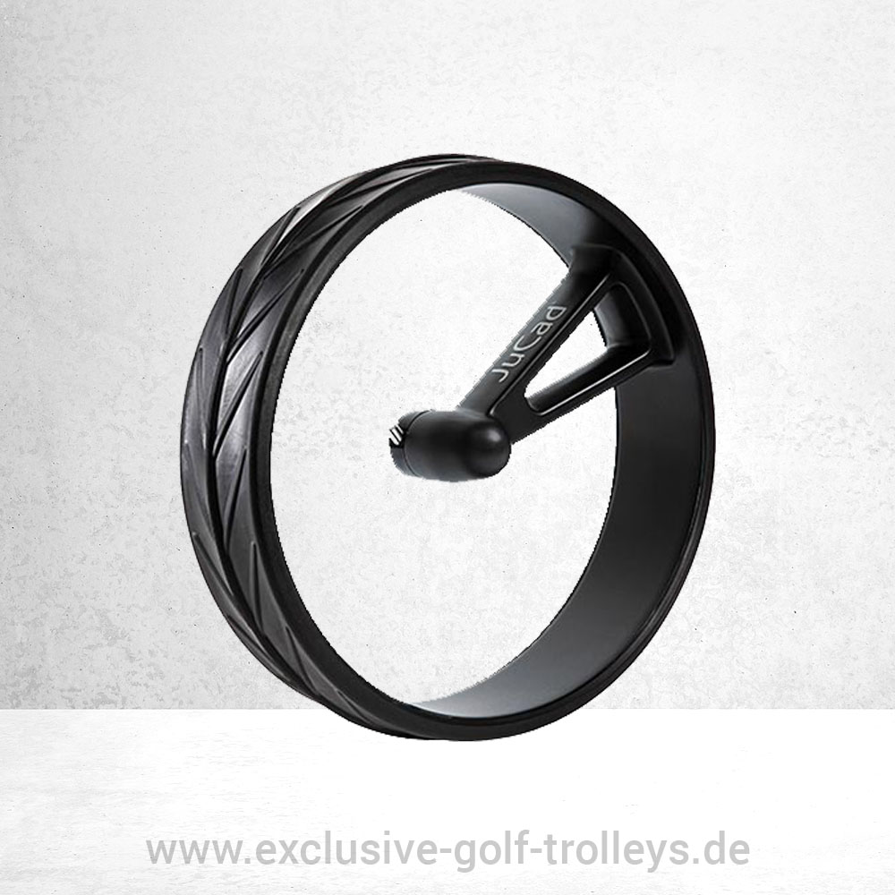 JuCad Felgen Phantom Komplettsatz mit Reifen 3 JuCad Phantom 1-Speichen Felgen Schwarz matt mit Reifen Schwarz