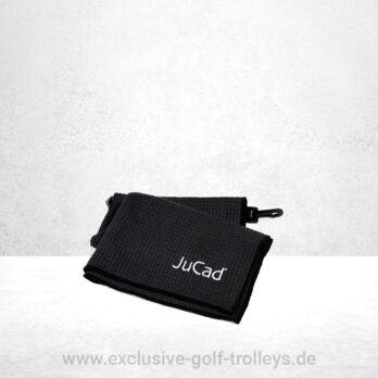JuCad Microfaser Schlägertuch Golfhandtuch Schwarz