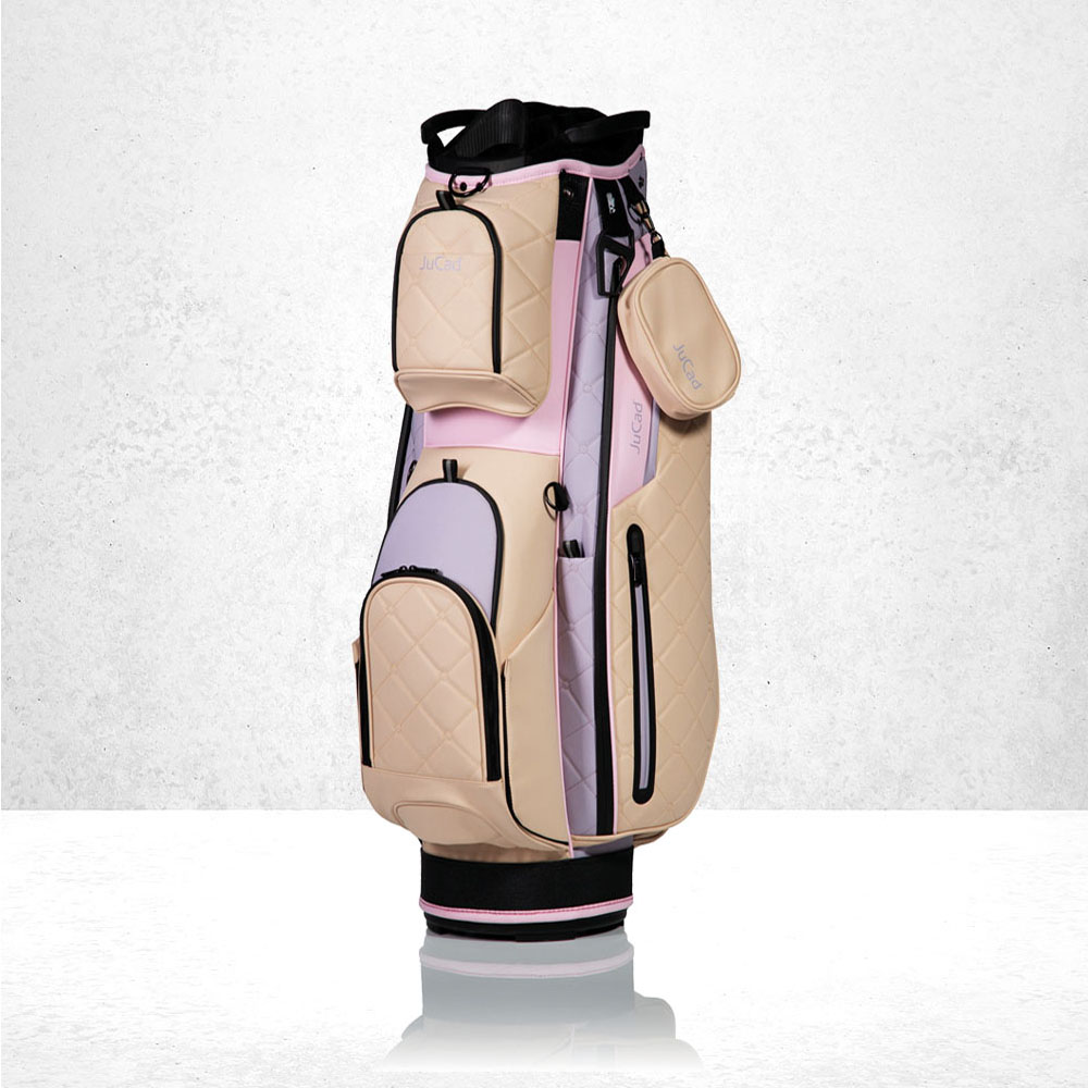 JuCad Golfbag First Class Beige Flieder Rosa 1 JuCad Golfbag First Class Beige Flieder Rosa