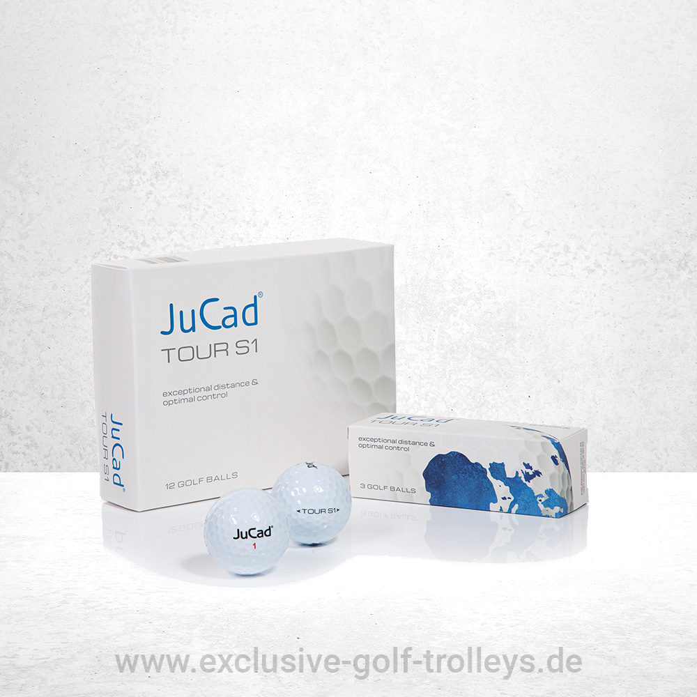 JuCad Golfbälle Tour S1 Premium 1 JuCad Golfball Golfbälle Tour S1, Weiß, soft und lang, optimale Kontrolle, premium Golfball, 12 Golfbälle