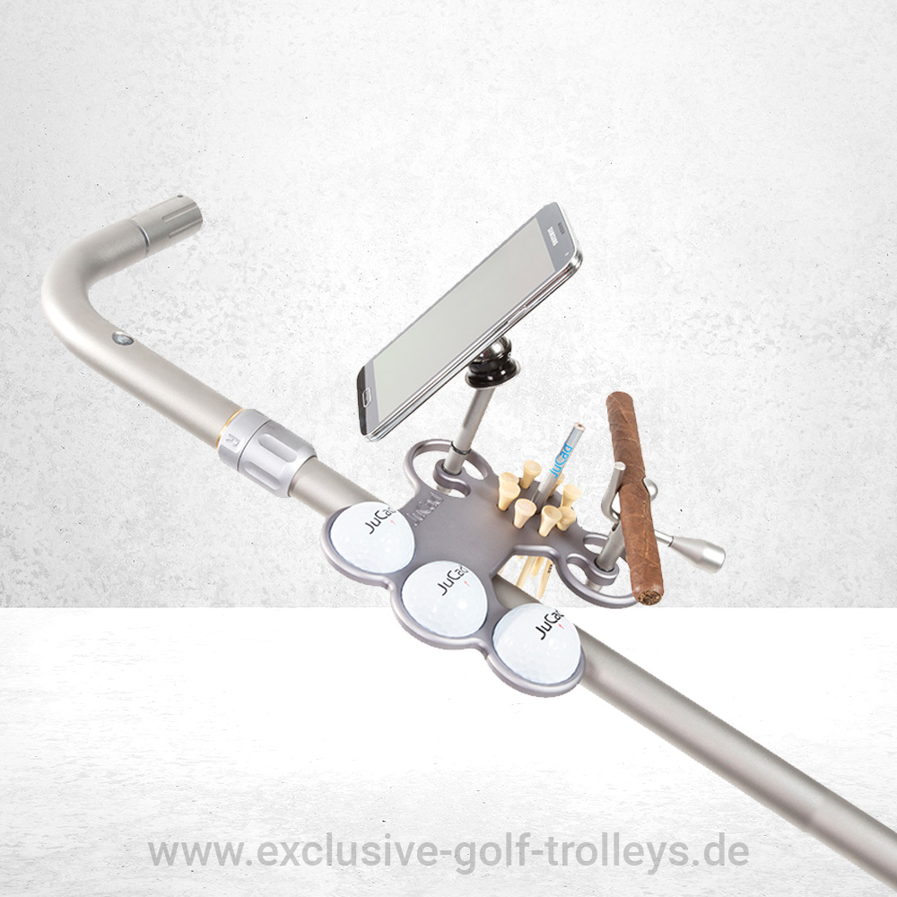JuCad Tablet Titan 1 JuCad Tablet für Golfcaddy, Tablet für Caddy JuCad, JuCad Zubehör, Edelstahl JuCad, JuCad Ballhalter