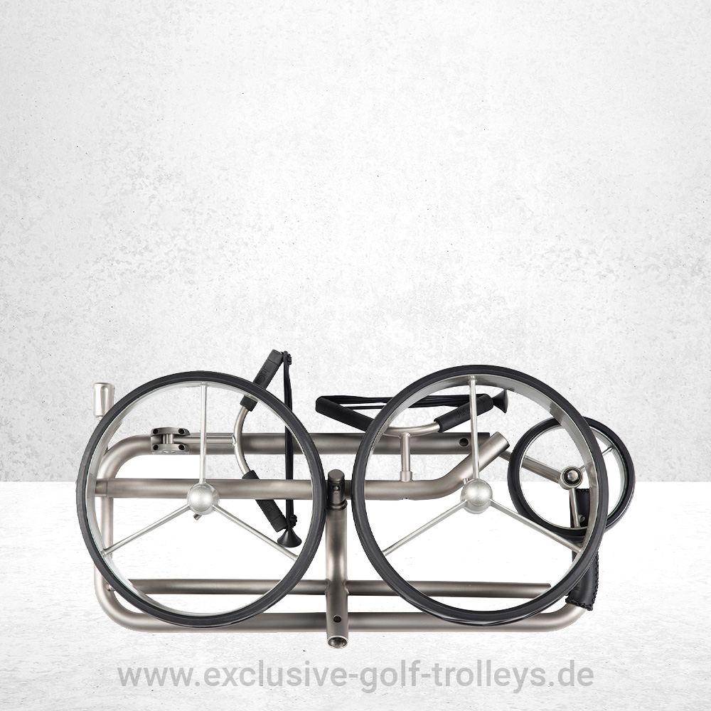 JuCad Titan 3-Rad Golftrolley mit Tasche 3 JuCad Titan 3-Rad manuell, JuCad Titan Travel, Golftrolley, Golfcaddy, JuCad Golfwagen manuell, 3-Rad Golftrolley, Modell Travel manuell,