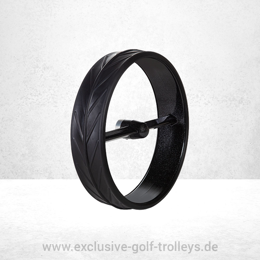 JuCad Ghost Titan 2.0 Golftrolley 19 JuCad Ghost 2-Speichen Felgen Schwarz mit Reifen Schwarz