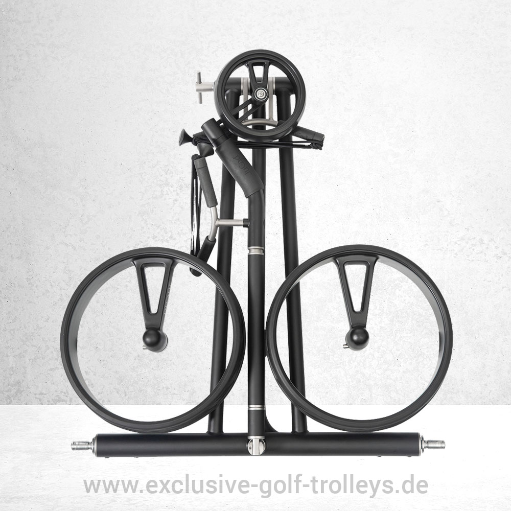 JuCad Phantom Titan 2.0 Golftrolley Black on Black 4 Elektrotrolley JuCad Phantom eX Titan 2.0 Golftrolley Caddy Golfcaddy